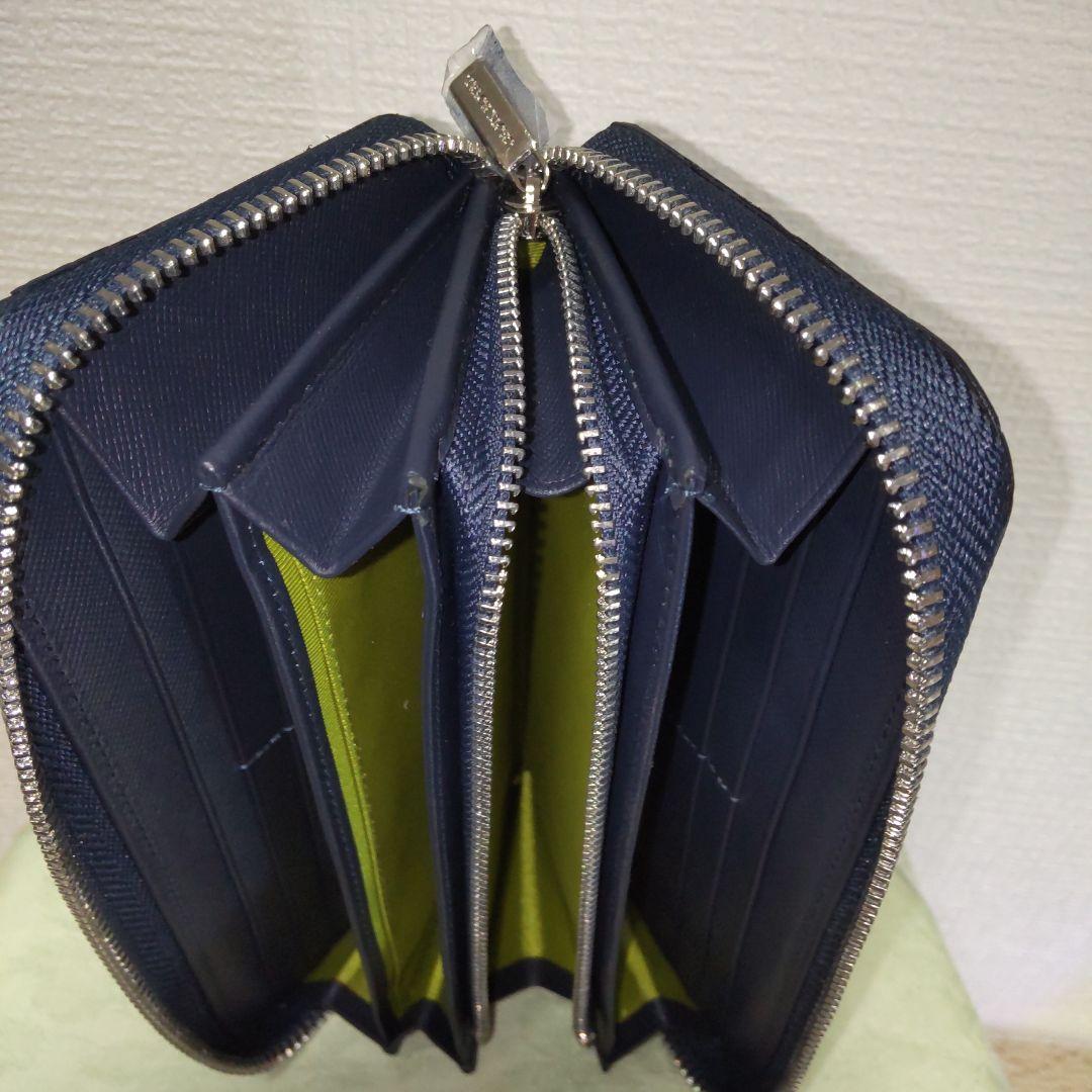 新品・CROIX 　クロワ・ロワイヤル　ネイビー　本ワニ皮・長財布