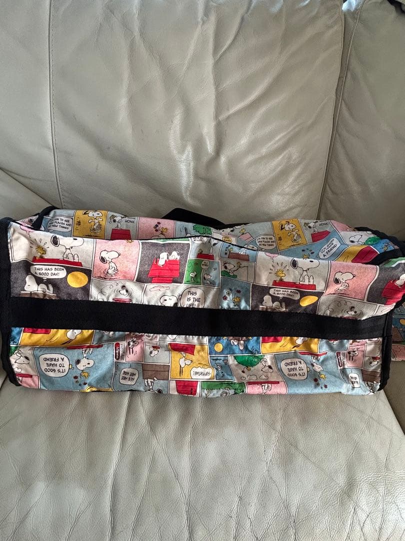 大容量　美品 2wayレスポートサックボストンバッグスヌーピーポーチ付き